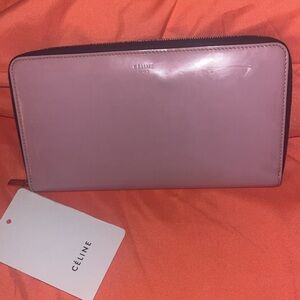 Celine Lilac Women's Long Zip Wallet